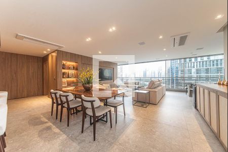 Sala de apartamento para alugar com 3 quartos, 105m² em Jardim das Acacias, São Paulo