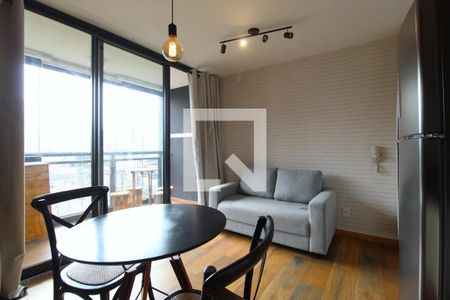 Sala/Cozinha de apartamento para alugar com 1 quarto, 33m² em Itaim Bibi, São Paulo