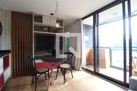 Sala/Cozinha de apartamento para alugar com 1 quarto, 33m² em Itaim Bibi, São Paulo