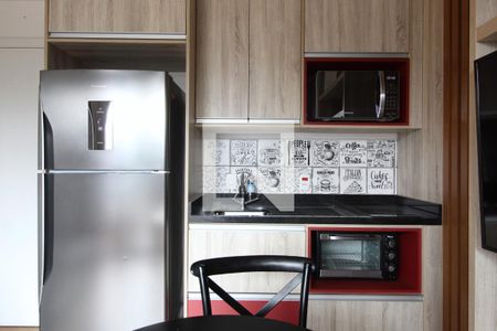 Sala/Cozinha de apartamento para alugar com 1 quarto, 33m² em Itaim Bibi, São Paulo
