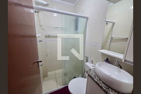 Banheiro de apartamento para alugar com 1 quarto, 36m² em Boqueirão, Praia Grande