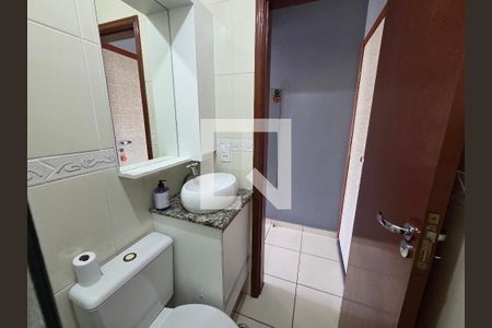 Banheiro de apartamento para alugar com 1 quarto, 36m² em Boqueirão, Praia Grande
