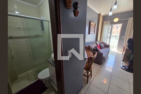 Sala de apartamento para alugar com 1 quarto, 36m² em Boqueirão, Praia Grande
