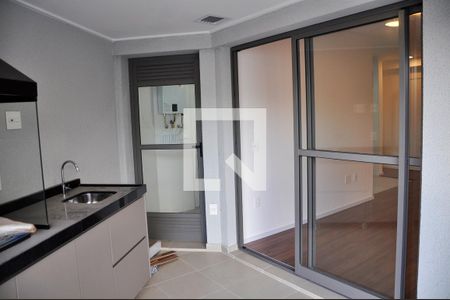 Detalhe - Varanda da Sala e Sala de Jantar de apartamento para alugar com 2 quartos, 69m² em City América, São Paulo