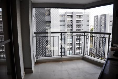 Detalhe - Varanda da Sala e Sala de Jantar de apartamento para alugar com 2 quartos, 69m² em City América, São Paulo