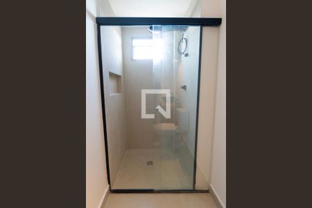 Banheiro da Suíte de apartamento à venda com 1 quarto, 43m² em Vila Guarani (zona Sul), São Paulo