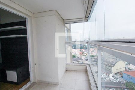 Varanda da Sala de apartamento para alugar com 2 quartos, 59m² em Jardim, Santo André