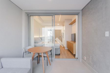 Varanda de kitnet/studio para alugar com 1 quarto, 25m² em Jardim Paulista, São Paulo