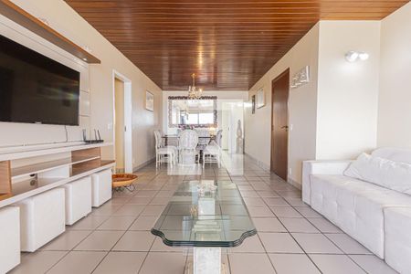 Sala de apartamento para alugar com 4 quartos, 180m² em  morro do sorocotuba, Guarujá