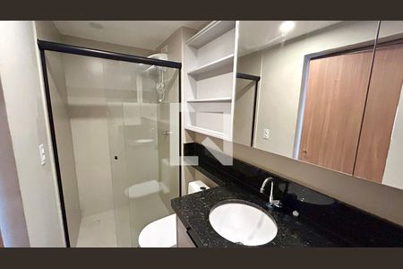 Banheiro de kitnet/studio para alugar com 1 quarto, 34m² em Vila Galvão, Guarulhos