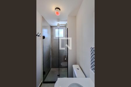 Banheiro de kitnet/studio para alugar com 1 quarto, 24m² em Chácara Inglesa, São Paulo