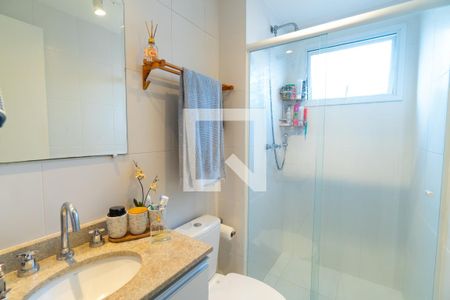 Banheiro da Suíte de apartamento à venda com 2 quartos, 63m² em Chácara Inglesa, São Paulo