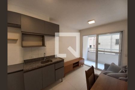 Sala/Cozinha de apartamento à venda com 1 quarto, 30m² em Centro Histórico de São Paulo, São Paulo