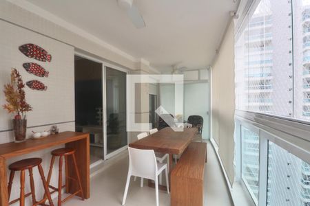 Varanda de apartamento para alugar com 2 quartos, 99m² em Vila Alzira, Guarujá