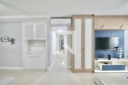 Sala de apartamento para alugar com 2 quartos, 99m² em Vila Alzira, Guarujá