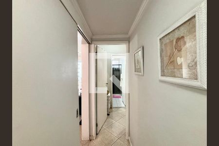 Sala - corredor de acesso aos cômodos de apartamento para alugar com 2 quartos, 89m² em Botafogo, Rio de Janeiro
