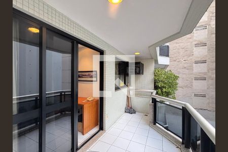 Varanda da sala de apartamento para alugar com 1 quarto, 45m² em Copacabana, Rio de Janeiro