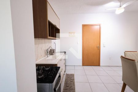 Cozinha de apartamento para alugar com 2 quartos, 42m² em Jardim da Luz, Taubaté