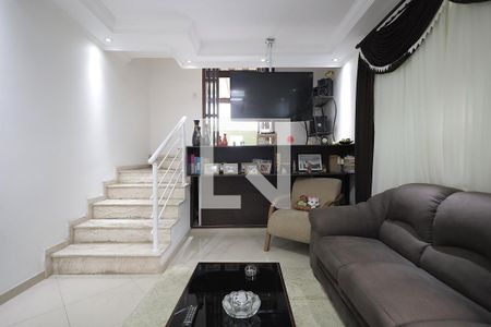 Sala de casa à venda com 4 quartos, 226m² em Jardim Santo Alberto, Santo André