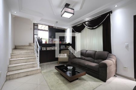 Sala de casa à venda com 4 quartos, 226m² em Jardim Santo Alberto, Santo André