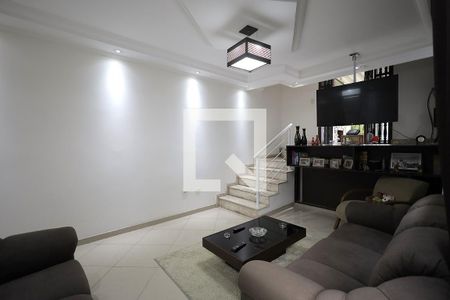 Sala de casa à venda com 4 quartos, 226m² em Jardim Santo Alberto, Santo André