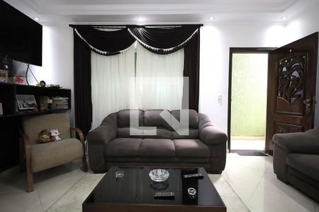 Sala de casa à venda com 4 quartos, 226m² em Jardim Santo Alberto, Santo André