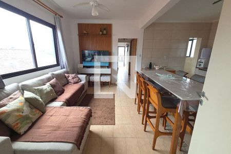 Sala de apartamento para alugar com 2 quartos, 61m² em Vilamar, Praia Grande