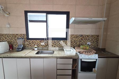Cozinha de apartamento para alugar com 2 quartos, 61m² em Vilamar, Praia Grande