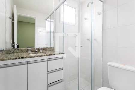 Banheiro da Suíte de apartamento para alugar com 1 quarto, 29m² em Vila Olímpia, São Paulo