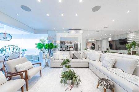 Sala de apartamento para alugar com 3 quartos, 184m² em Boqueirão, Santos