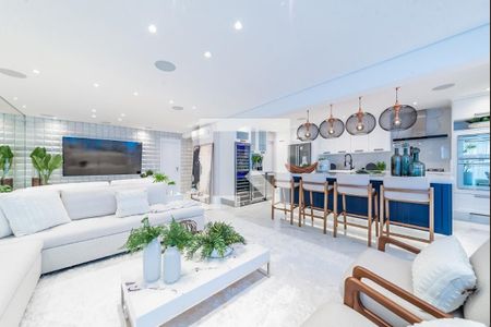 Sala de apartamento para alugar com 3 quartos, 184m² em Boqueirão, Santos