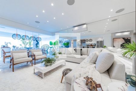 Sala de apartamento para alugar com 3 quartos, 184m² em Boqueirão, Santos