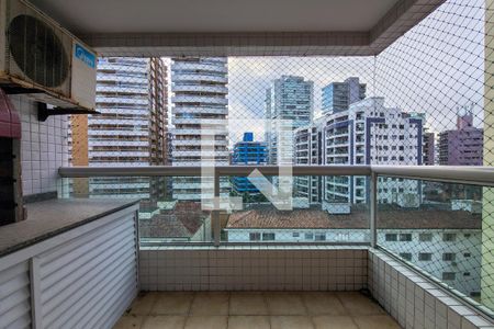 Sacada  de apartamento para alugar com 2 quartos, 74m² em Canto do Forte, Praia Grande