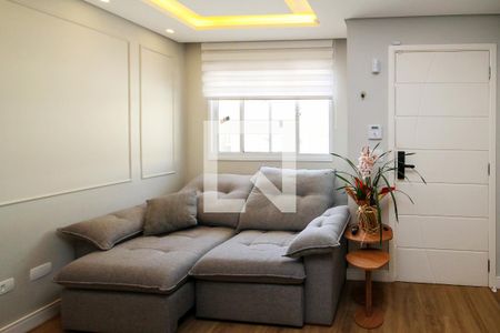 Sala de TV de casa de condomínio para alugar com 3 quartos, 90m² em Parque Dom Henrique, Cotia