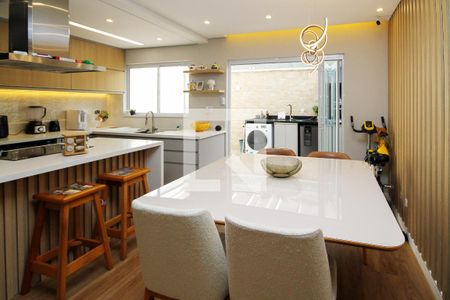 Sala de Jantar de casa de condomínio para alugar com 3 quartos, 90m² em Parque Dom Henrique, Cotia