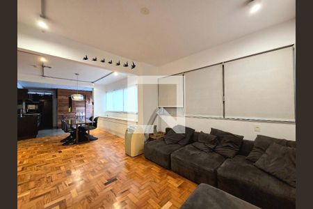 Sala de apartamento à venda com 1 quarto, 80m² em Indianópolis, São Paulo