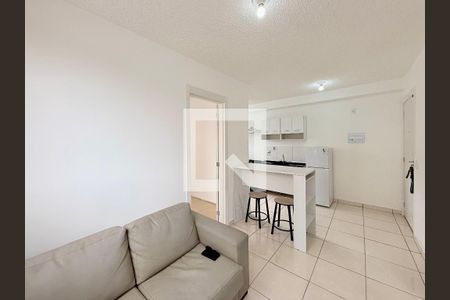 Sala  de apartamento para alugar com 2 quartos, 34m² em Usina Piratininga, São Paulo