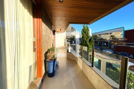 Varanda da Sala de apartamento à venda com 4 quartos, 290m² em Cidade Nova, Belo Horizonte