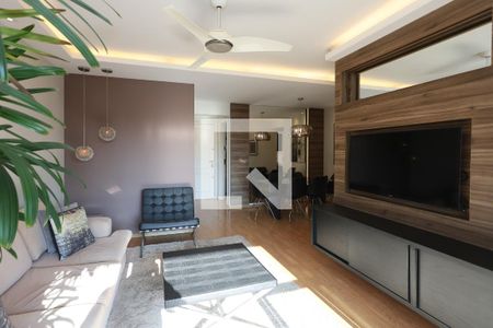 Sala  de apartamento para alugar com 3 quartos, 82m² em Real Parque, São Paulo