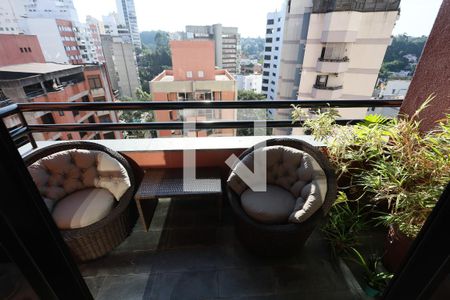 Varanda da Sala de apartamento para alugar com 3 quartos, 82m² em Real Parque, São Paulo