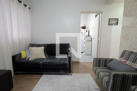 Sala de apartamento à venda com 2 quartos, 58m² em Vila Valparaíso, Santo André