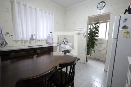 Cozinha de apartamento à venda com 2 quartos, 58m² em Vila Valparaíso, Santo André