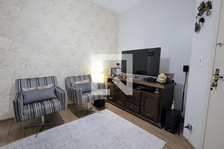 Sala de apartamento à venda com 2 quartos, 58m² em Vila Valparaíso, Santo André