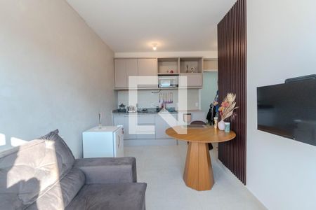 Sala de apartamento para alugar com 1 quarto, 27m² em Bela Vista, São Paulo