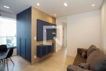 Sala e Cozinha de apartamento para alugar com 2 quartos, 46m² em Pinheiros, São Paulo