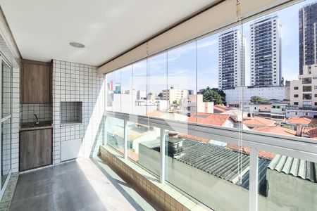 Varanda sala de apartamento para alugar com 2 quartos, 68m² em Jardim do Mar, São Bernardo do Campo