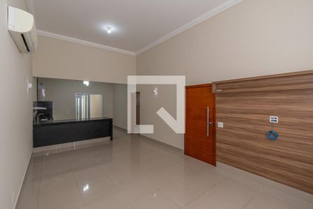 Sala de Estar/Jantar  de casa de condomínio para alugar com 3 quartos, 140m² em Residencial Real Park Sumaré, Sumaré