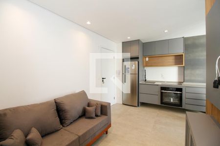 Sala e Cozinha de apartamento para alugar com 2 quartos, 46m² em Pinheiros, São Paulo