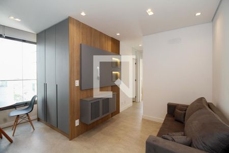 Sala e Cozinha de apartamento para alugar com 2 quartos, 46m² em Pinheiros, São Paulo