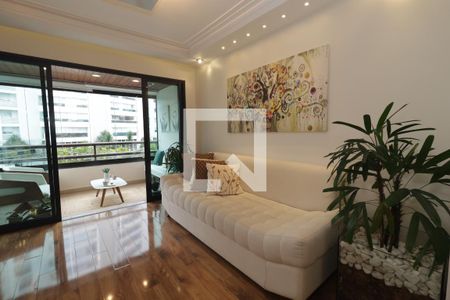 Sala de apartamento à venda com 3 quartos, 117m² em Chácara Klabin, São Paulo